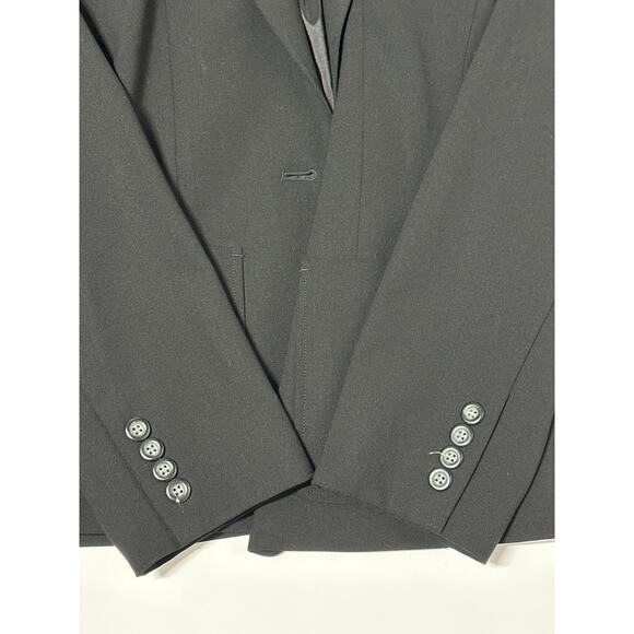 Classiques Entier Women's Wool Blazer Suit Jacket Black Size 8P Office Career - Picture 11 of 12